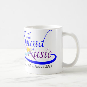 De Café Som da caneca comemorativa da música