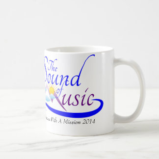 De Café Som da caneca comemorativa da música