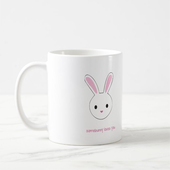 De Café Somebunny ama-o caneca (Esquerda)