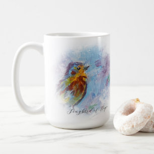 De Café "Songbird of Hope" Classic 15 oz. Caneca