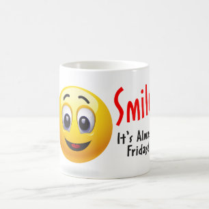 De Café Sorriso - é quase sexta-feira! Caneca