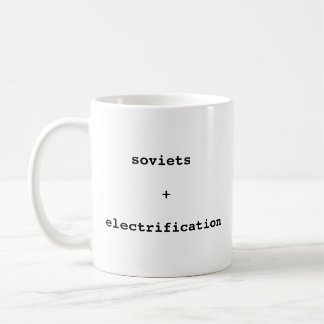 De Café Sovietes + Caneca da electrificação (Esquerda)