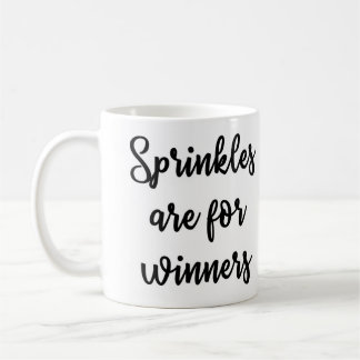 De Café Sprinkles é para a caneca dos vencedores