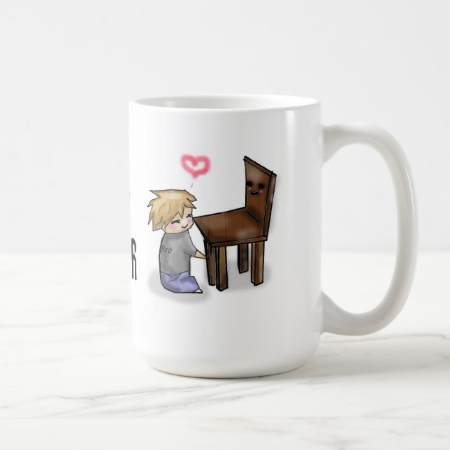 De Café Sr. Cadeira Pewdiepie Caneca (Direita)