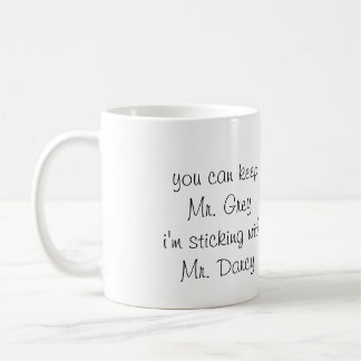 De Café Sr. Cinzento contra o Sr. Darcy - caneca