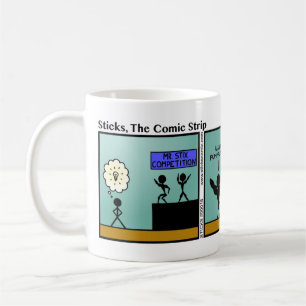 De Café Sr. engraçado Stix Competição Stickman Caneca -
