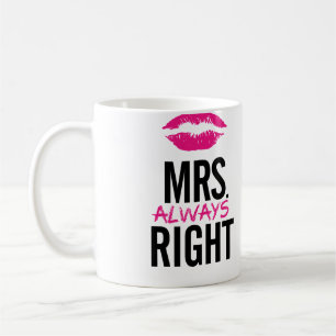 De Café Sra. caneca sempre direita dos lábios
