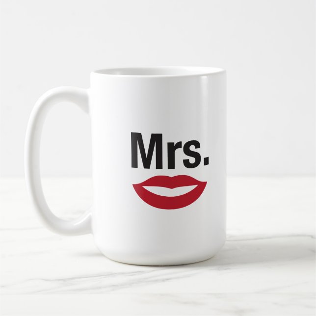De Café Sra. Lábios Caneca (Esquerda)