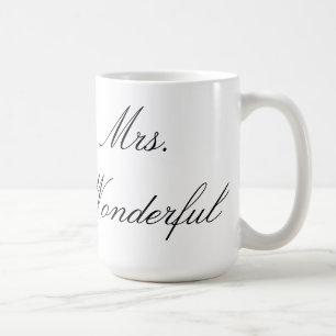 De Café Sra. Maravilhoso Caneca