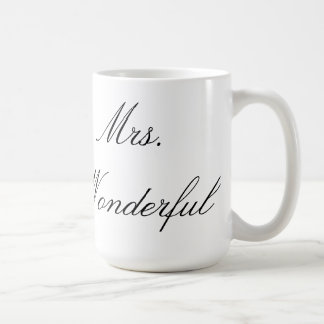 De Café Sra. Maravilhoso Caneca