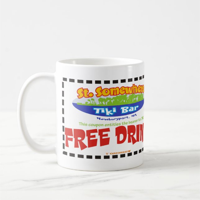 De Café St. Em algum lugar caneca do VALE da BEBIDA (Esquerda)