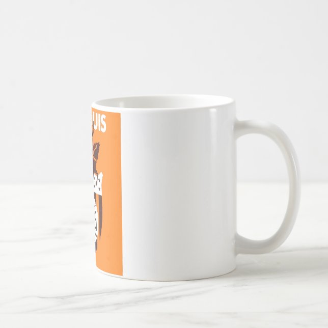 De Café St Louis bronzeia a caneca (Direita)