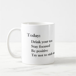 De Café Stabbing pessoas é caneca errada do chá do