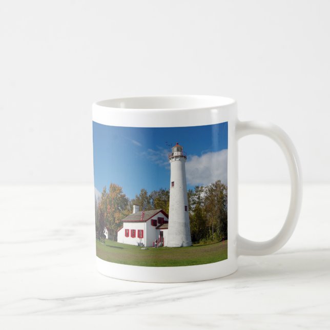 De Café Sturgeon Point Lighthouse caneca (Direita)