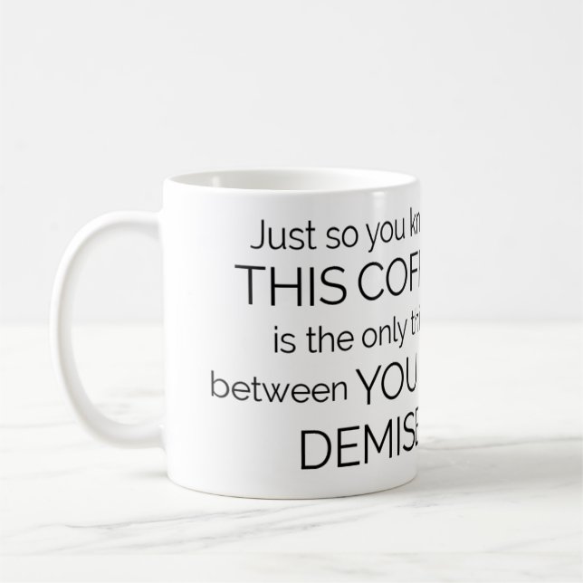 De Café Sua caneca da cessão (Esquerda)