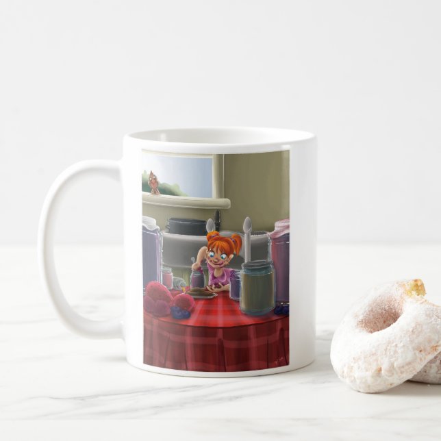 De Café "Sua promessa preserva caneca clássica da minha (Com Donut)