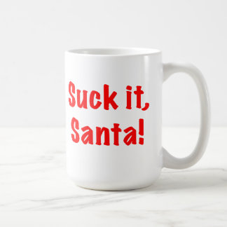 De Café Sugue-o papai noel! Caneca
