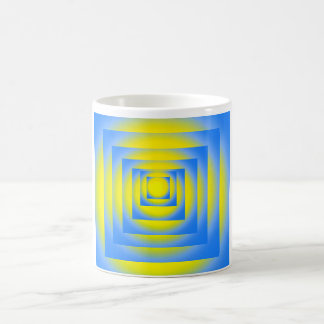 De Café Sun solar que olha a caneca do copo