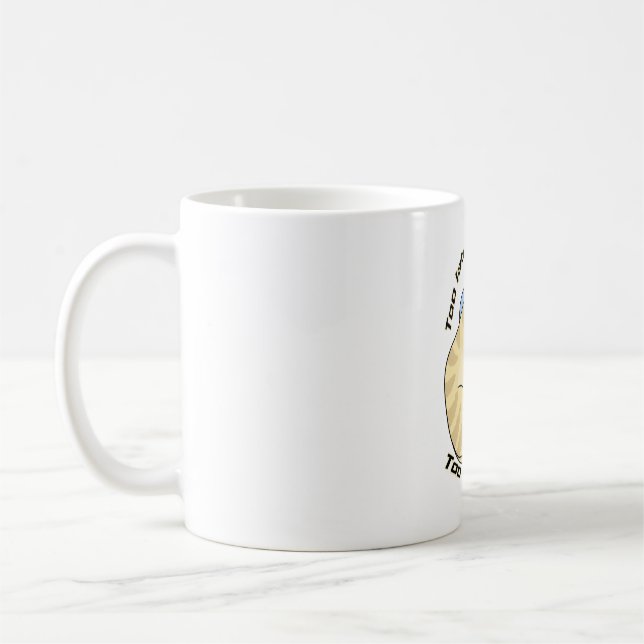 De Café Suspender Felino Privado | Caneca (Esquerda)