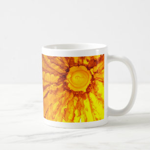 De Café T é para a caneca da arte do alfabeto da tangerin