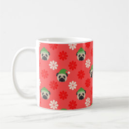 De Café Tempo do Natal da caneca do Pug