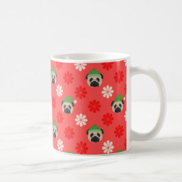 De Café Tempo do Natal da caneca do Pug