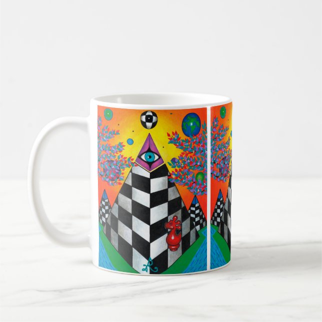 DE CAFÉ TERRA DA CANECA DA ILUMINAÇÃO (Esquerda)