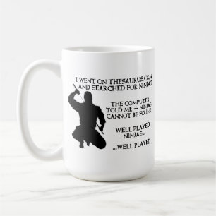 De Café Tesouro Ninjas Caneca Ninja Divertida