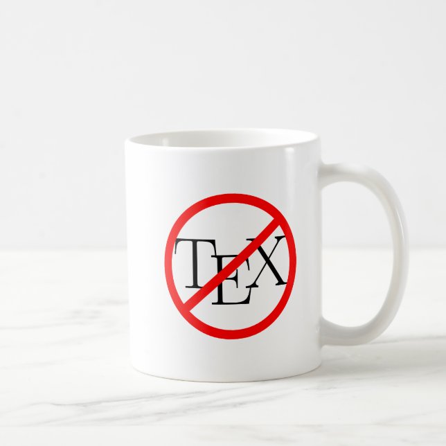 De Café Tex suga a caneca (Direita)