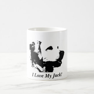De Café Texto customizável da caneca do golden retriever