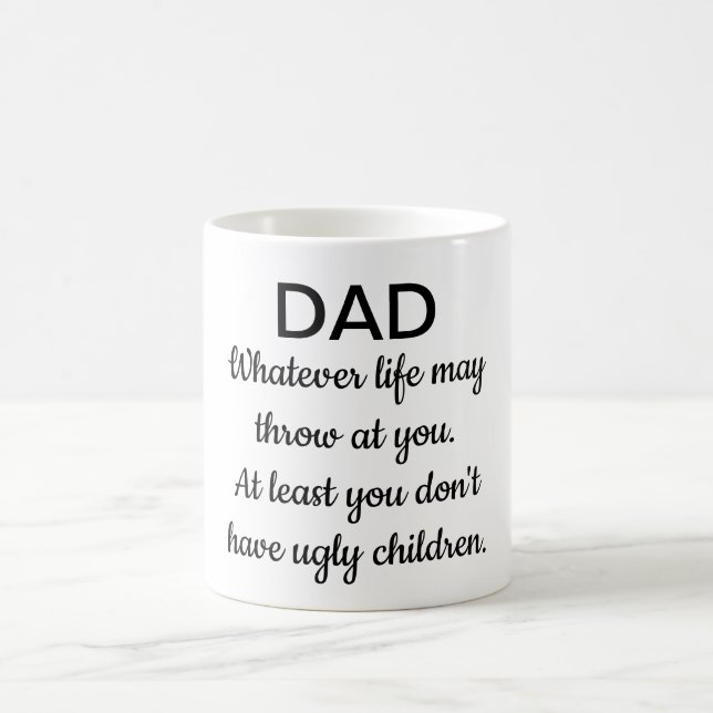 De Café Texto do divertimento. Caneca do pai (Centro)
