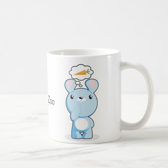 De Café Thoughtul & caneca com fome do coelho (Direita)