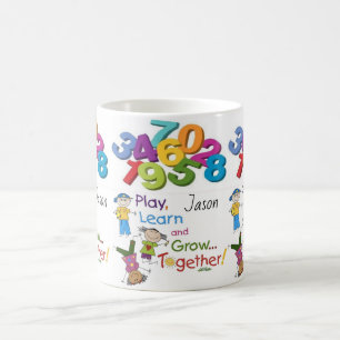 De Café tocar caneca branca