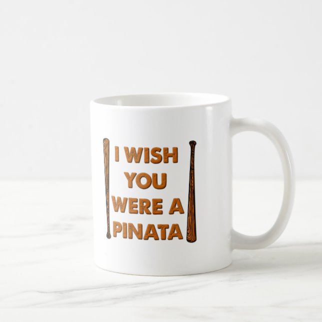 De Café Tomara Que Você Seja Uma Pinata Caneca Divertida (Direita)