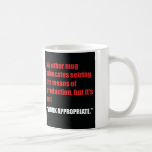 De Café Totalmente não uma caneca marxista