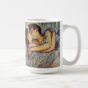 De Café Toulouse-Lautrec na cama a caneca do beijo