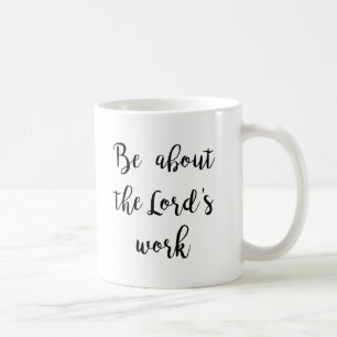 De Café Trabalho do senhor - caneca