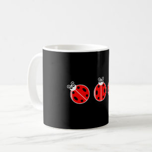 De Café Três Pequenas Joaninhas - Caneca Clássica