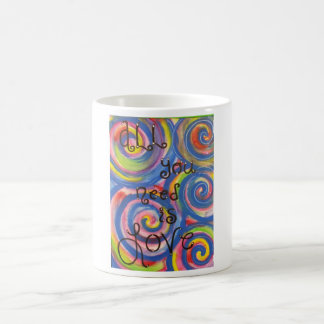 De Café "Tudo que você precisa é caneca do amor"