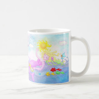 De Café "Tudo rosa, eu penso" a caneca da sereia