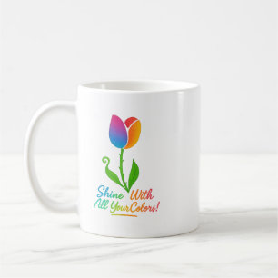De Café Tulipa - Brilha Com Todas As Suas Cores! Caneca Cl