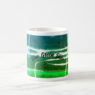 De Café Um desenho abstrato original numa caneca branca cl