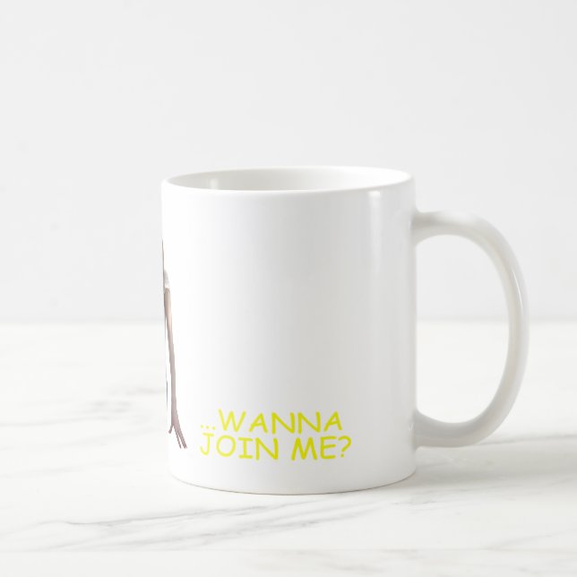 De Café Um dia sem caneca dos calçados (Direita)