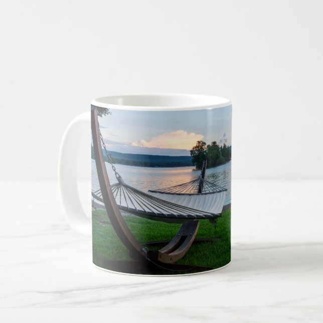 De Café Um Lugar Para Relaxar A Caneca Clássica (Frente Esquerda)