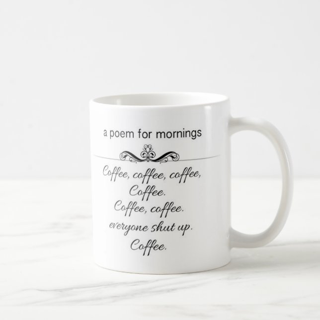 De Café Um poema para a caneca das manhãs (Direita)
