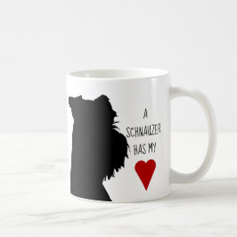 De Café "Um schnauzer tem caneca do meu coração"