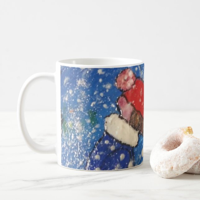 De Café Uma caneca A Winter Wonder (Com Donut)
