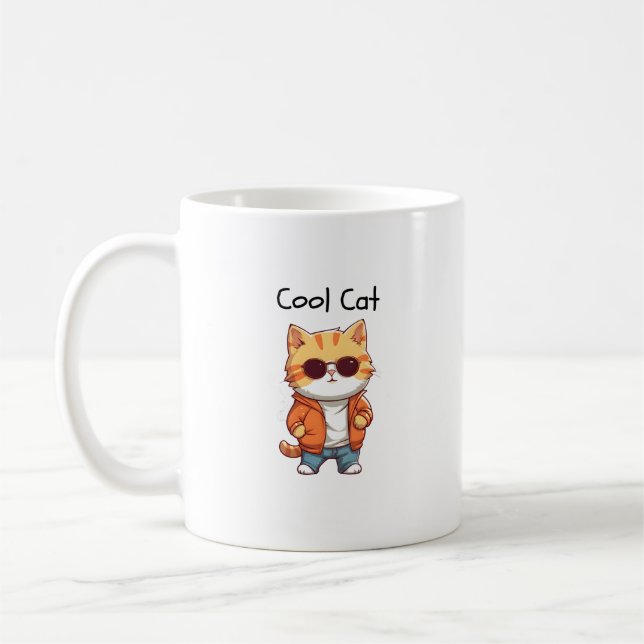 De Café Uma caneca bonita como presente (Esquerda)