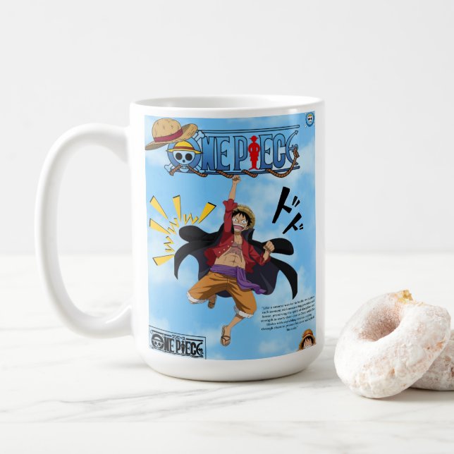 De Café uma caneca design (Com Donut)