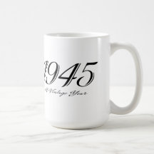 Uma caneca do ano 1945 do vintage
